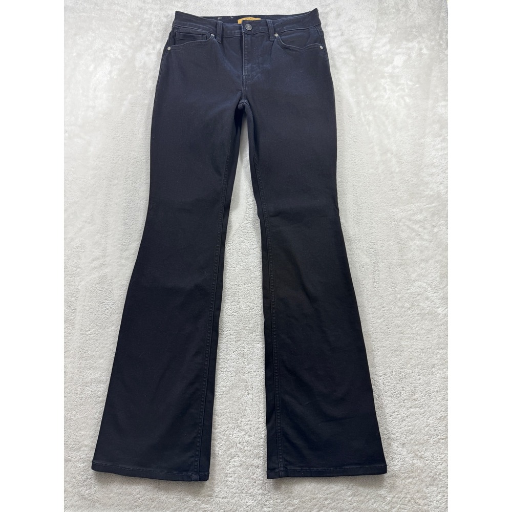 Shyanne Womens Aria Mid Rise Bootcut Black Jeans 30W x 34L Meas: 29x33.5